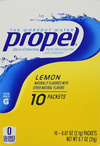 Gatorade Propel Powder Packets - Lemon, 10-count (Pack of 6)