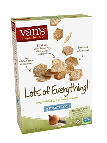 Van's Simply Delicious , Lots of Everything Crackers, 5 Ounce Boxes (Pack of 6)