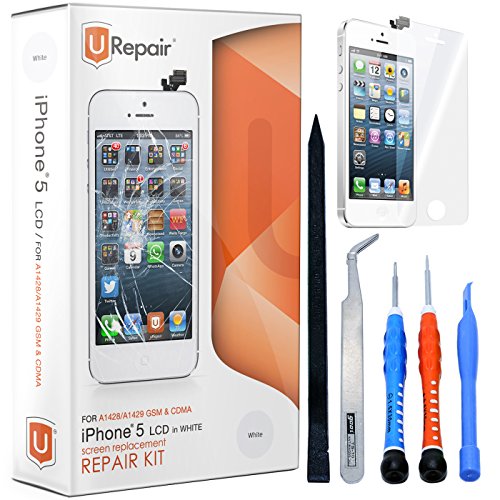 iPhone 5 Screen Replacement - White - Complete Repair Kit