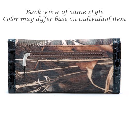 Realtree Camouflage Trifold Checkbook Clutch Wallet Purse