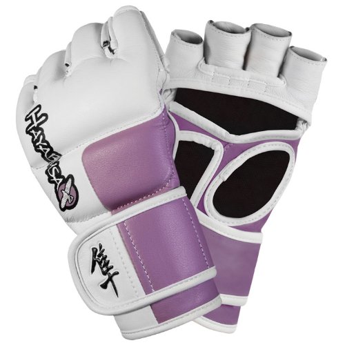 Hayabusa Tokushu MMA Gloves - Black/Purple Blk/Pur Small