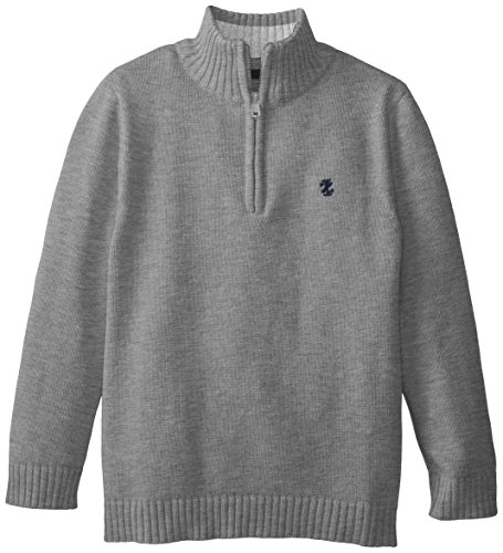 IZOD Little Boys' Long-Sleeve Solid Quarter-Zip  Sweater