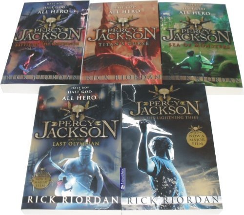 Percy Jackson 5 Book Set Collection RRP £34.95 ( Percy Jackson and the Lightning Thief, Percy Jackson and the Last Olympian, Percy Jackson and the Titans Curse, Percy Jackson and the Sea of Monsters, Percy Jackson and the Battle of the Labyrinth ) (Percy Jackson)