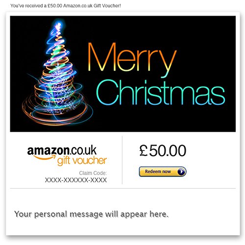 Funky Christmas Tree - E-mail Amazon.co.uk Gift Voucher