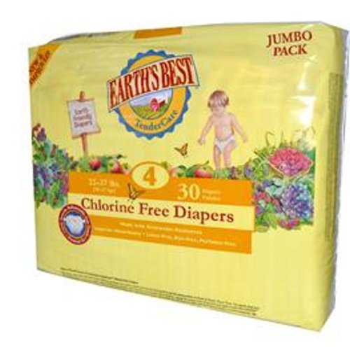 Earth's Best Diapers - Size 4 - 30 ct