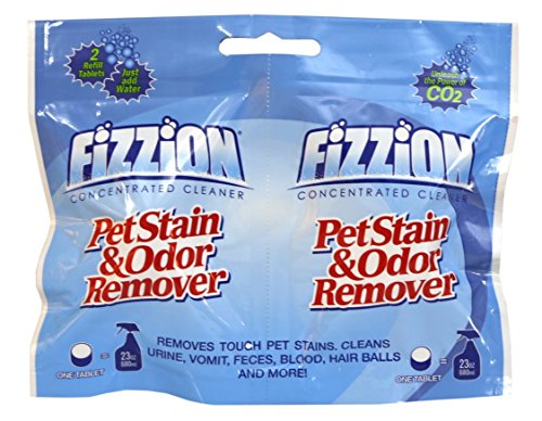 Fizzion Pet Stain & Odor Remover Refill Tablets 2-Pack (Makes 46oz)