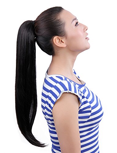 MAYSU 22 Inch Clip-in Ponytails Hair Extensions Clip on Synthetic pt012-m233
