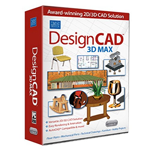 IMSI Software 00D3MX22CC01 Designcad Max V22 Full Featureddvd 2d/3d Cad