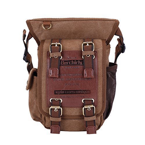 Berchirly Multi-functional Men Single Cross-Body Messenger Bags Shoulder Chest Pack Bag