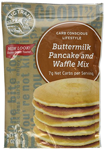 Big Train Low Carb Buttermilk Pancake & Waffle Mix 9 oz. bag