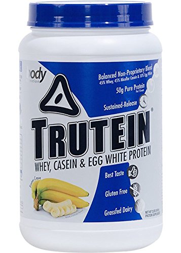 Body Nutrition - Trutein - Banana Cream Flavor - Premium Protein Blend - 2 lbs