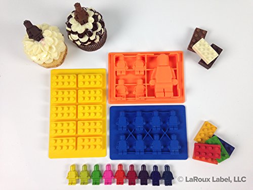 Silicone Mold for LEGO lovers + FREE BONUS TIPS & RECIPES E-BOOK!