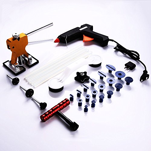 2016 hot sales Auto body dent removal tools, 31 PCS set high quality PDR tools, Paintless Dent Repair tools with glue gift