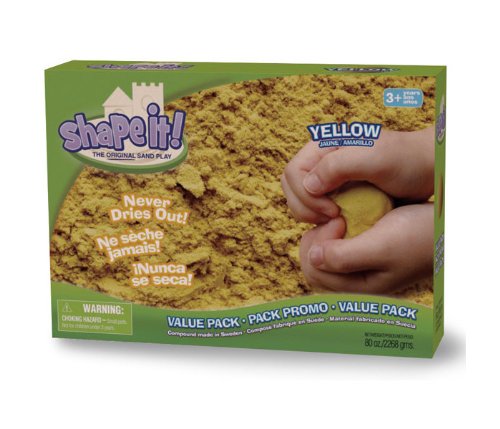 ShapeIt Sand - Yellow, 5 Lb. Box
