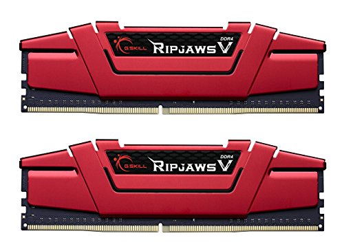 G.SKILL Ripjaws V Series F4-2133C15D-8GVR 8 GB (4 GBx2) DDR4 2133 MHz C15 1.2 V Memory Kit - Blazing Red
