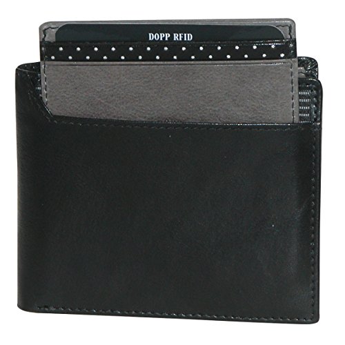 Dopp Leather RFID Black Ops Defense Security ID Convertible Thinfold Wallet