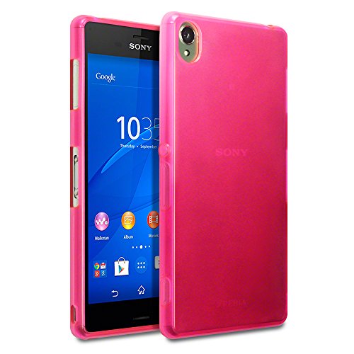 Sony Xperia Z3 Case, Terrapin [SLIM FIT] Xperia Z3 Case [Hot Pink] Premium Protective TPU Gel Case for Sony Xperia Z3 - Hot Pink