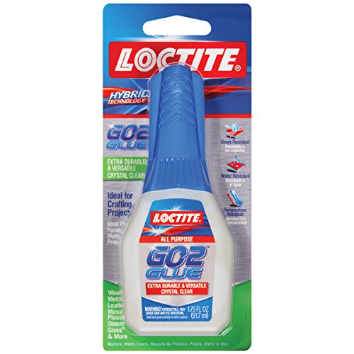Loctite GO2 Glue All Purpose Adhesive, 1.75-Fluid Ounces (1661510)
