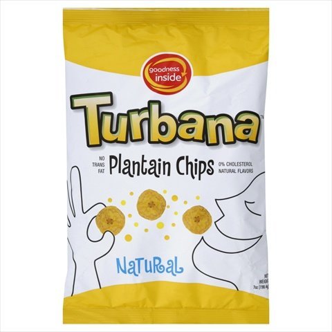 Turbana Chip Plantain Lightly Salted 7 oz (Pack Of 12)