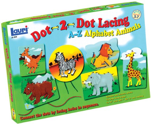 Patch Products Dot - 2 - Dot Lacing Alphabet Animals