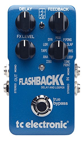 TC Electronic FlashBack Delay and Looper Guitar Delay Effect Pedal