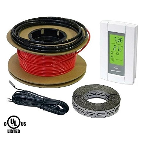 HeatTech 35-65 sqft Electric Radiant In-Floor Heating Cable System, 120V