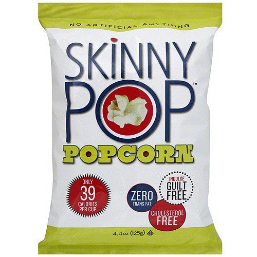 Skinny Pop Popcorn, 100 Calorie Bags .65 oz. (Pack of 30)
