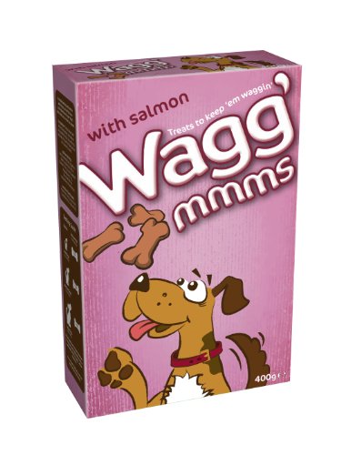Wagg'mmms Dog Biscuits With Salmon 400 g (Pack of 5)