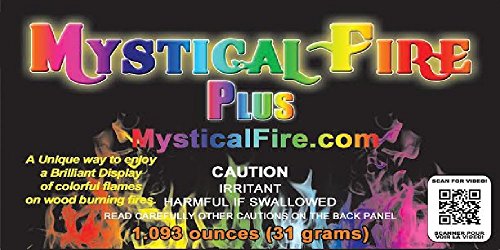 Mystical Fire PLUS Campfire Fireplace Colorant Packets (25 Pack, Mystical Fire Plus)