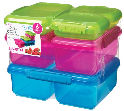 Sistema Klip It 6-Pack Containers, Value Pack