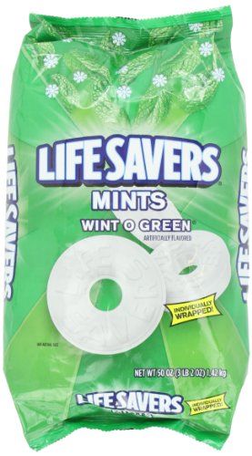 Lifesavers Wint-O-Green Bag, 50 Oz Size