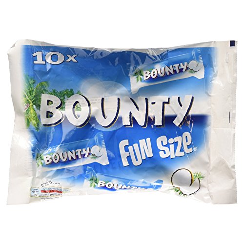 Bounty Milk Fun Size Chocolate Bar, 10 Per Pack