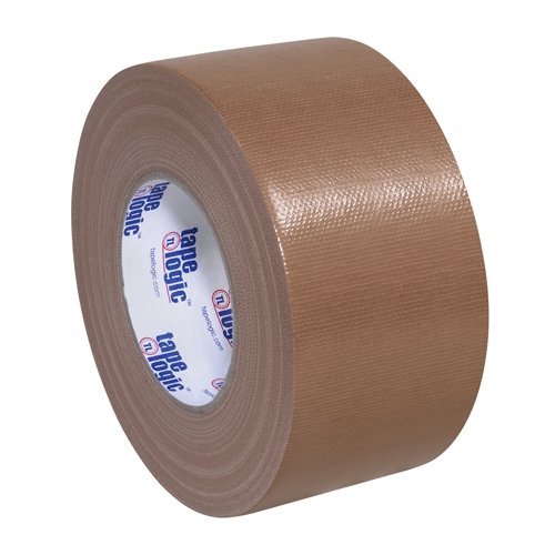 Tape Logic T988100BR3PK, 10.0 Mil Duct Tape, 3 x 60 yd, Brown (Pack of 3)