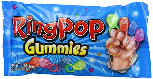 Bazooka Ring Pop Gummies Pouch, 1.70 Ounce (Pack of 16)
