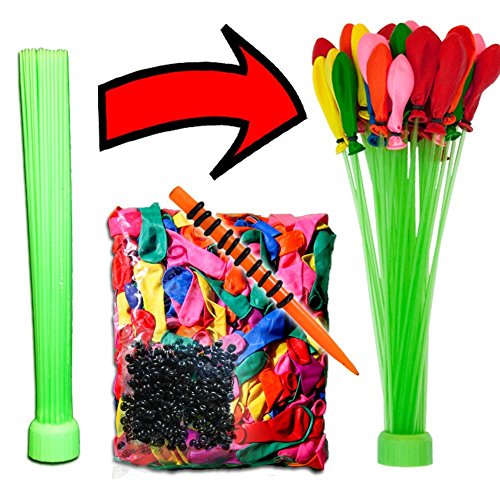 Magic Water Balloons Refill Kit, NALAKUVARA Balloon Kit Refill Your Old Straws In a Jiffy, Gift for Boys & Girls Outdoor Sports Like Picnics, Pool Parties and Summertime Fun, Straws Not Included