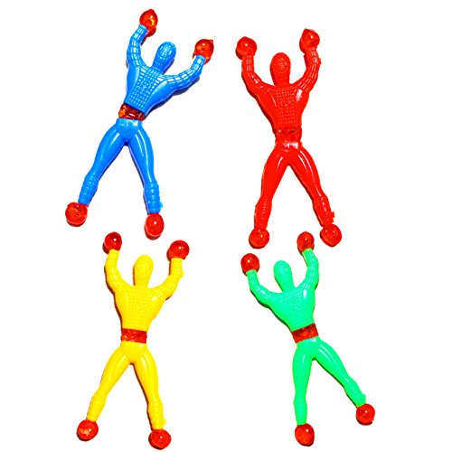 EMIDO 30 Pcs Amusing Funny Christmas Gift Sticky Wall Climber Climbing Men Novelty Toys, Great for Over 3 Year Old Toddler The.