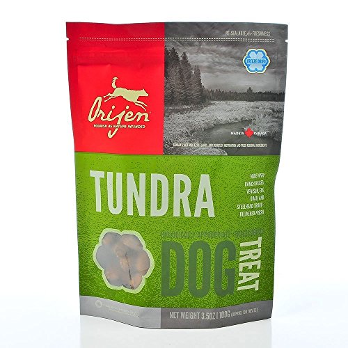 Orijen Tundra Freeze-dried Dog Treats, 3.5-oz Bag (Pack of 6)