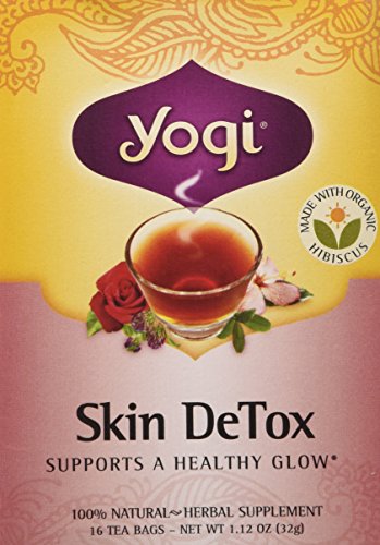 Yogi Organic Herbal Skin Detox 16 TEA BAGS-NET WT 1.12OZ