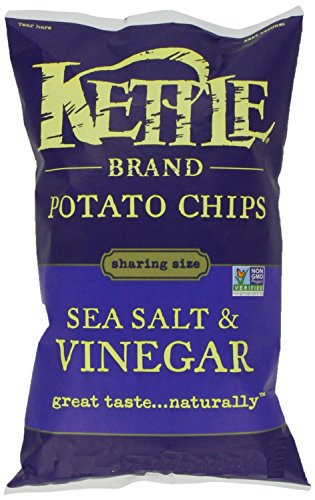Kettle Chips Sea Salt and Vinegar Chips, 220 Gram