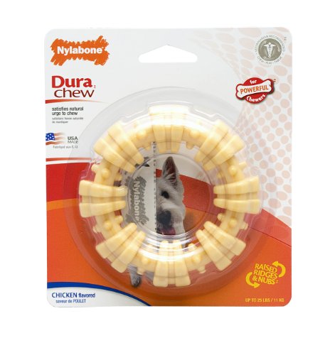 Nylabone Dura Chew Regular Textured Ring Dog Chew Toy