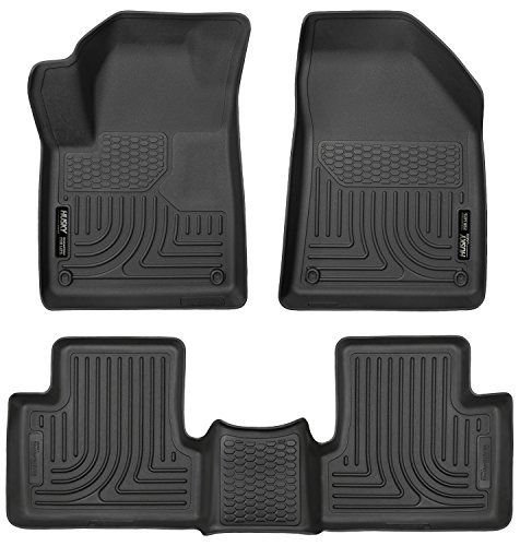 Husky Liners 99091 Weatherbeater Series Black Front and 2nd Seat Floor Liner