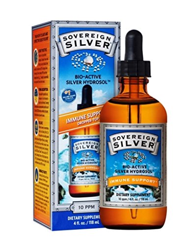 Bio-Active Silver Hydrosol Dropper-Top, 10 PPM, 4 fl oz (118 ml)