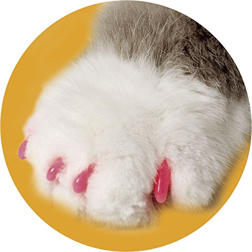 Soft Claws Pink Cat Nail Caps