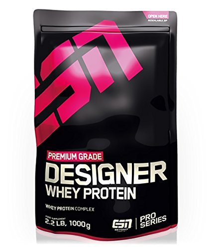 ESN Designer Whey Protein, Roasted Peanuts, 1 Pack (1 x 1 kg) by ESN