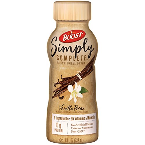 Boost Simply Complete Nutritional Drink, Vanilla Bean, 24 Count