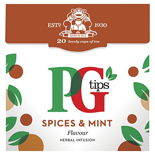 PG Tips Spices and Mint 20s Pyramid Teabags, 40 g