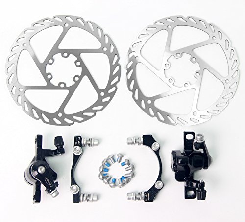 Signswise MTB Mountain Bicycle Bike Mechanical Disc Brake Front and Rear 160mm + G2 Rotors