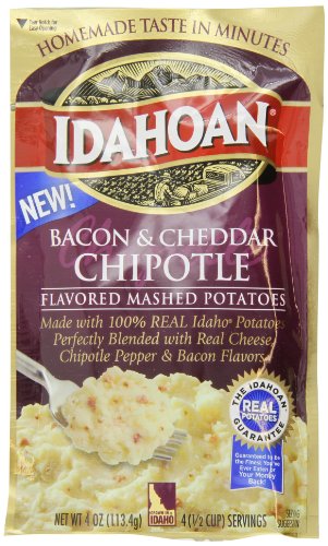Idahoan Chipotle, Bacon Cheddar, 4 Ounce (Pack of 12)