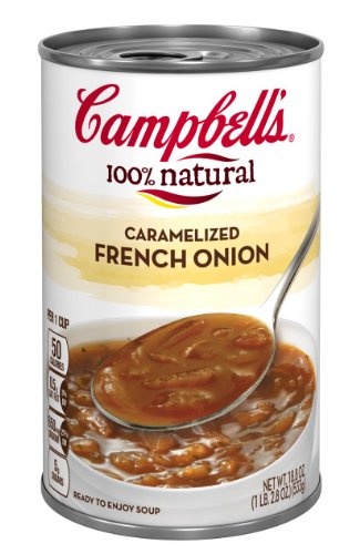 Campbell's 100% natural Caramelized French Onion Soup, 18.8-Ounce Can