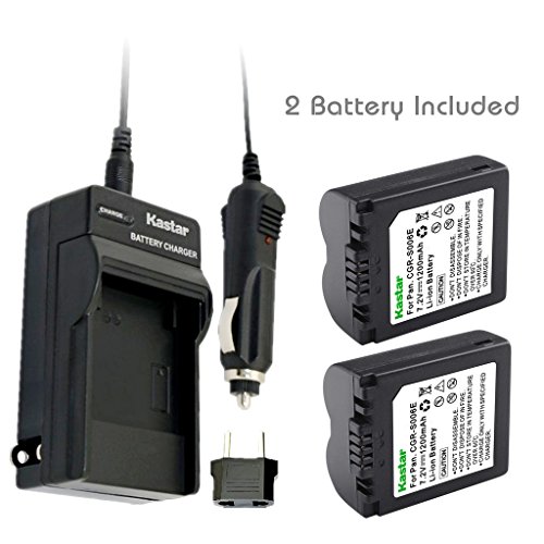2pcs CGA-S006 710mAh Rechargeable Li-ion Battery with Charger for Panasonic Lumix DMC-FZ18 DMC-FZ7-S DMC-FZ30BB DMC-FZ35 DMC-FZ38 DMC-FZ50S Digital Camera